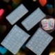 Szín: 9 - 1 db Mini betűk számok 3D körömdíszítések UV kristály epoxi forma körömdíszek szilikon forma barkácsolás