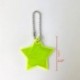 Szín: zöld - 10db Gyermekbiztonsági Reflektorok Kulcstartók Stílusos Fényvisszaverő Stars Gear Hátizsákok Babakocsik