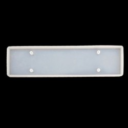 Szín: D - 1 db, kézzel készített átlátszó szilikon jelzőtáblák üdvözlőkártya Epoxigyanta forma DIY