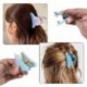 Szín: A - 1 készlet szabálytalan cápa hajcsavar forma szilikongyanta epoxi barrette forma epoxi forma