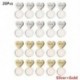 Szín: 20 db - 10/20 db Heart Love Magic fülbevaló emelők Fülbevaló emelő hátak Állítható hipoallergén fülbevaló