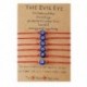 Fém színe: B - Klasszikus amulett Evil Nazar Eye Charm karkötő 3/6 részes piros szál kötél fonott barátság karkötő