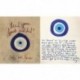 Fém színe: ezüst - 1 db Lucky Blue Eye nyaklánc Evil Eye medál nyaklánc Turkish Evil Eye védelem és áldás férfiaknak