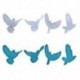 Szín: BL-4 - 4 db/1 db Flying Bird sorozat falra akasztható kulcstartó forma szilikon epoxigyanta formák barkácsolás