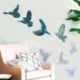 Szín: BL-2 - 4 db/1 db Flying Bird sorozat falra akasztható kulcstartó forma szilikon epoxigyanta formák barkácsolás
