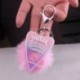 Szín: B - 1 db női kulcstartó többszínű lapos hátú gyanta Ouija Planchette Charms gradiens deszka kulcstartó plüss