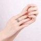 Fő kő színe: gyűrű - Uniszex állítható pörgő Fidget Peace Ring Spinner Band Nyitott Gyűrű Szorongásgátló