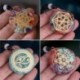 Fém szín: 2282 - 1 db Orgone medál nyaklánc Metatron kocka Orgonite energia medál 7 csakra Reiki gyógyító EMF védelem