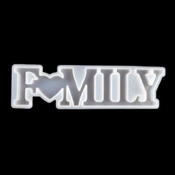 Szín: 7HH1107874-3302 - 1 db Love Home Családi Szilikon Forma Love Resin Forma Love Sign Word Epoxy gyanta formák