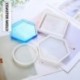 Szín: 3 - Szilikon forma DIY csésze szőnyeg alátét kézzel készített formák kézműves epoxigyanta geometriai forma