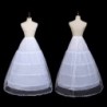 Fehér szín - 1 db Crinoline alsószoknya Alsószoknya Tea hossz Női Menyasszonyi ruha Vintage báli ruha fehér karika