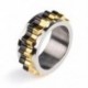 A gyűrű mérete: 8 - 1 db szorongásgátló gyűrűk nőknek férfi Fidget Spinner Band Gear Spinner Ring Fidget gyűrűk