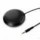 Szín: 3,5 mm - Konferencia USB-mikrofon, többirányú kondenzátor számítógépmikrofon Plug and Play némítógombos
