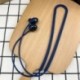 Szín: kék - Szilikon pántos fülhallgató akasztós nyakba kötél SAMSUNG Galaxy Buds Pro vezeték nélküli