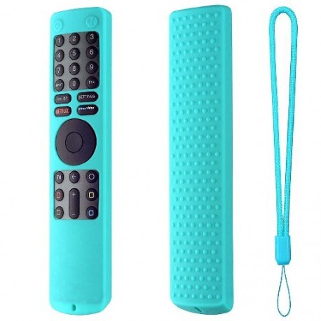 Szín: Retro zöld - Szilikon burkolat a Xiaomi 4S XMRM-010 távirányító tokjához Porálló ütésálló védőburkolat az