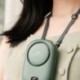 Fehér szín - Mini hordozható penge nélküli nyaki ventilátor USB újratölthető némító ventilátor 3 sebességes