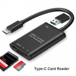 USB C HUB memóriakártya olvasó USB 3.1 Type C Multi Splitter OTG Adapter TF SD kártyaolvasó Samsung Lenovo Xiaomi Macbook