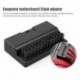 ATX 24 tűs 90 fokos tápcsatlakozó-adapter alaplapi alaplap tápkábel csatlakozók moduláris barkácsolási tartozék