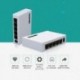 Szín: EU csatlakozó - 5 portos asztali gigabites hálózati kapcsoló 10/100 / 1000 Mbps Ethernet kapcsoló adapter gyors RJ45