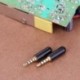 2db 3,5 mm-es 1/8 hüvelykes TRRS 4 pólusú dugós csatlakozó adapter barkácsfejhallgatóhoz, kétsávos javító