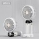 Szín: fehér B - Mini hordozható kézi ventilátor Hideg kompressziós levegő hűtőventilátor 2200mAh USB újratölthető