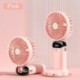 Szín: rózsaszín B - Mini hordozható kézi ventilátor Hideg kompressziós levegő hűtőventilátor 2200mAh USB