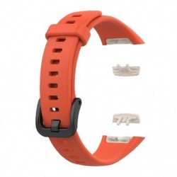 Szín: narancs - Csereszíj csuklópánt Huawei Band 6 Puha TPU sportóraszíj Óraszíj Honor Band 6 pántos karkötő szíjhoz