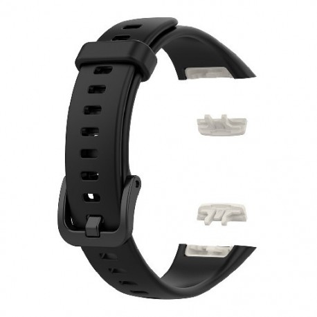 Fekete szín - Csereszíj csuklópánt Huawei Band 6 Puha TPU Sport óraszíj óraszíj Honor Band 6 Szíj karkötő szíj