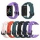 Fekete szín - Csereszíj csuklópánt Huawei Band 6 Puha TPU Sport óraszíj óraszíj Honor Band 6 Szíj karkötő szíj