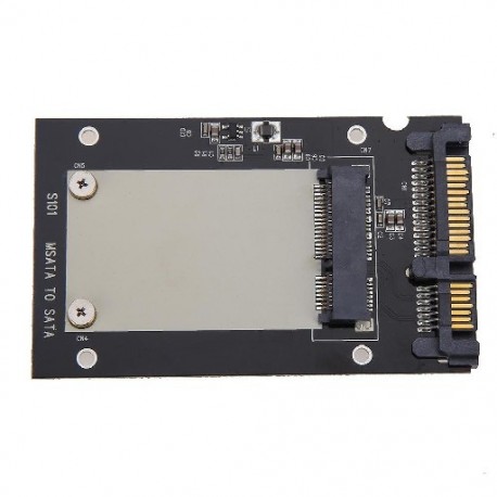 mSATA SSD - 2,5 hüvelykes SATA átalakító adapterkártya Számítógép-átmeneti kártya 50 x 30 mm-es SSD-tok támogatása