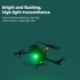 Fekete szín - Drone éjszakai repülési lámpa 9 üzemmódú, nagy fényerejű villogó drone villogó lámpa éjszakai vaku