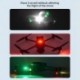 Fekete szín - Drone éjszakai repülési lámpa 9 üzemmódú, nagy fényerejű villogó drone villogó lámpa éjszakai vaku
