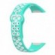 Szín: Cián fehér - Szilikon óraszíj Huawei Band 6 csuklópánthoz, légáteresztő sportóraszíj csere karkötő Huawei