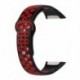 Piros szín - Szilikon óraszíj Huawei Band 6 csuklópánthoz, légáteresztő sportóraszíj cserekarkötő Huawei Honor Band