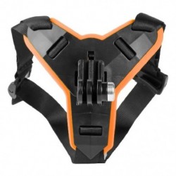 Szín: narancs - Motoros sisak állállvány rögzítő tartó GoPro Hero 9 8 7 5 akciós sportkamera teljes arcra tartó tartó