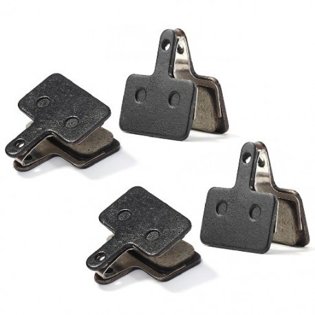 Szín: 4 pár - 4 pár MTB kerékpár műgyanta félig fém tárcsafékbetét Shimano B01S M375 M395 M446 M485 M486 M416 Deore
