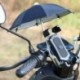 Szín: világoskék - Mobiltelefon tartó esernyő napernyő Rugalmas vízálló porálló mobiltelefon esernyő elektromos