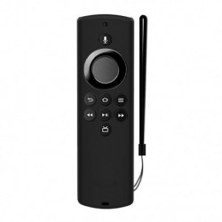 Fekete szín - Védőtok szilikon hüvely Ütésálló csúszásgátló cserefedél Amazon Fire TV Stick Lite távirányító