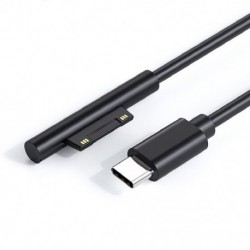Szín: 150 cm - USB típusú C PD töltőkábel tápfeszültség átalakító adapter mágneses dugós csatlakozó Microsoft