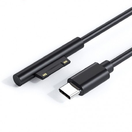 Szín: 150 cm - USB típusú C PD töltőkábel tápfeszültség átalakító adapter mágneses dugós csatlakozó Microsoft