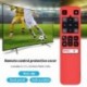 Fekete szín - Szilikon távirányító védőtok TCL RC802V FMR1 FNR1 TCL TV-hez 4K távirányító teljes fedelű eredeti