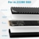 Piros szín - M.2 SSD hűtőborda NVME NGFF M.2 2280 szilárdtest merevlemez alumínium hűtőborda hűtő radiátor hőhűtő