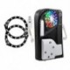Fekete szín - RGB LED gyűrűs csík lámpák PS5 játékkonzolhoz 8 színű hangszedő légköri fénysáv APP USB