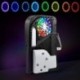 Fekete szín - RGB LED gyűrűs csík lámpák PS5 játékkonzolhoz 8 színű hangszedő légköri fénysáv APP USB