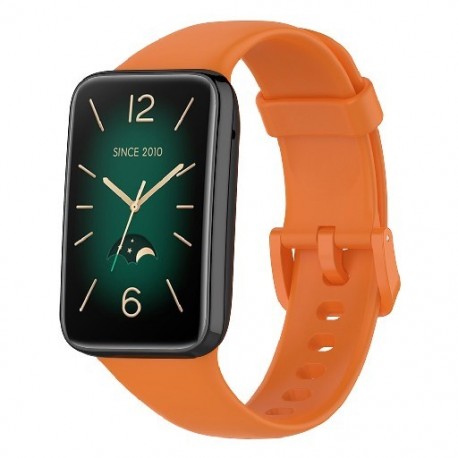 Szín: narancs - Szíj Xiaomi Mi Band 7 Pro szilikon TPU csere csuklópánt okosóra karkötő Mi Band 7 Pro óraszíj Correa