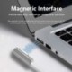 Szín: TypeC M - Magnetic1 - USB C mágneses 1 2 kábel kábeladapter MacBook Air Pro töltőkonverterhez PD 100 W gyorstöltő