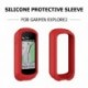 Szín: borvörös - Védőtok Garmin Edge Explore 2 védőburkolathoz kerékpár kerékpár számítógép szilikon tok Garmin