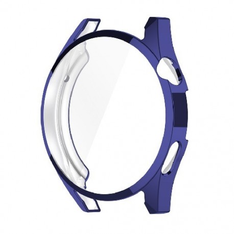 Szín: kék - TPU óra tok Huawei Watch GT 3 védőüveghez, teljes képernyővédő védőburkolat Huawei GT2 GT 3 42 mm-es 46