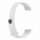 Fehér szín - Óraszíj Samsung Galaxy Fit SM-R370 szíj csuklópánt karkötő TPE csere óraszíj Galaxy fit SM-R370 szíjhoz