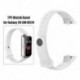 Fehér szín - Óraszíj Samsung Galaxy Fit SM-R370 szíj csuklópánt karkötő TPE csere óraszíj Galaxy fit SM-R370 szíjhoz